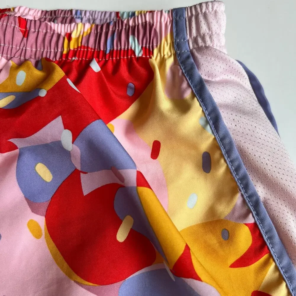 Nike Athletic Shorts & Striped Sports Bra - Picture 5 of 14